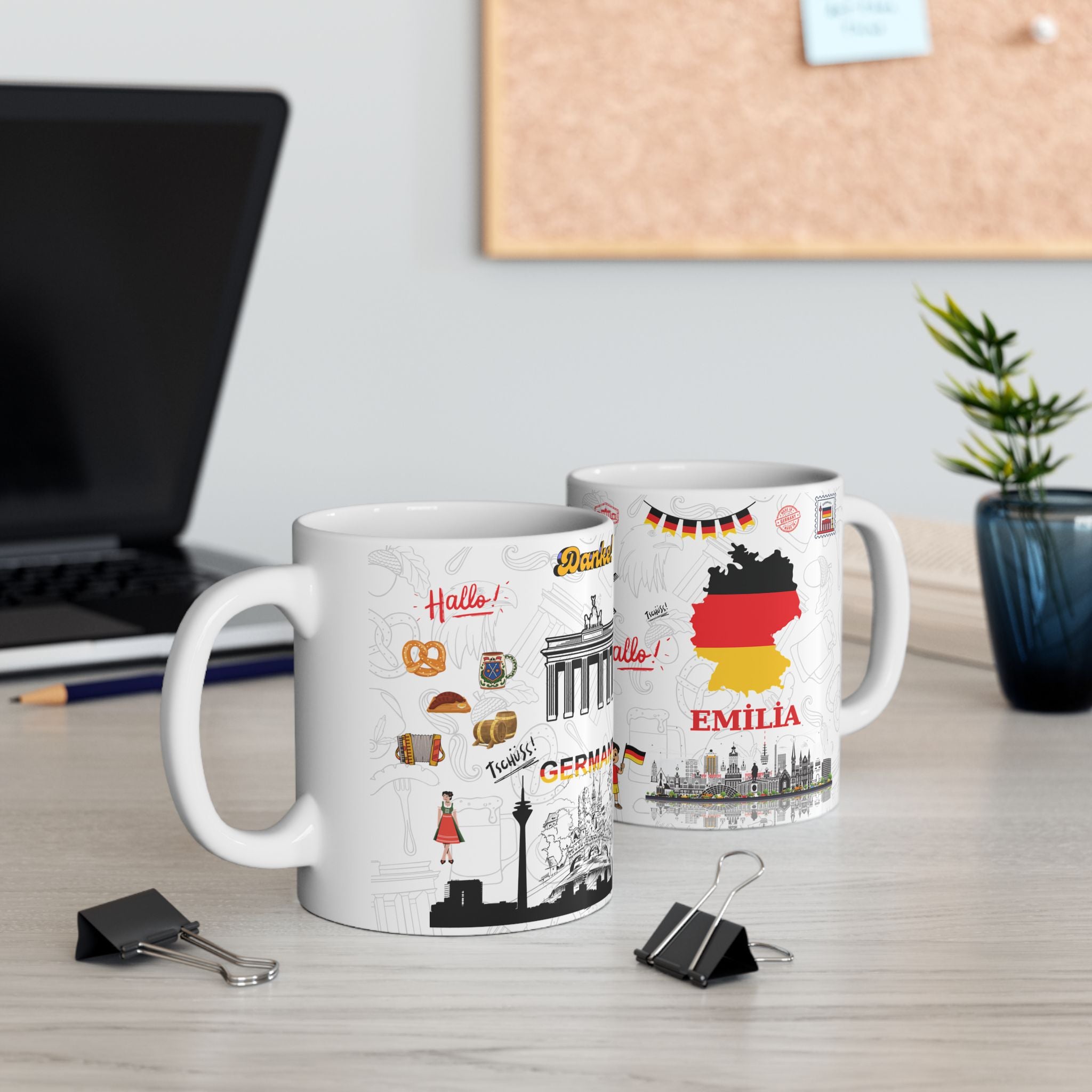 Germany Personalized Mug - Custom name gift