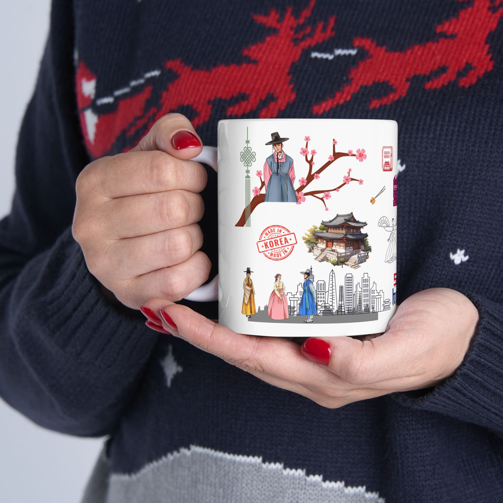 South Korea Personalized Mug - Custom name gift