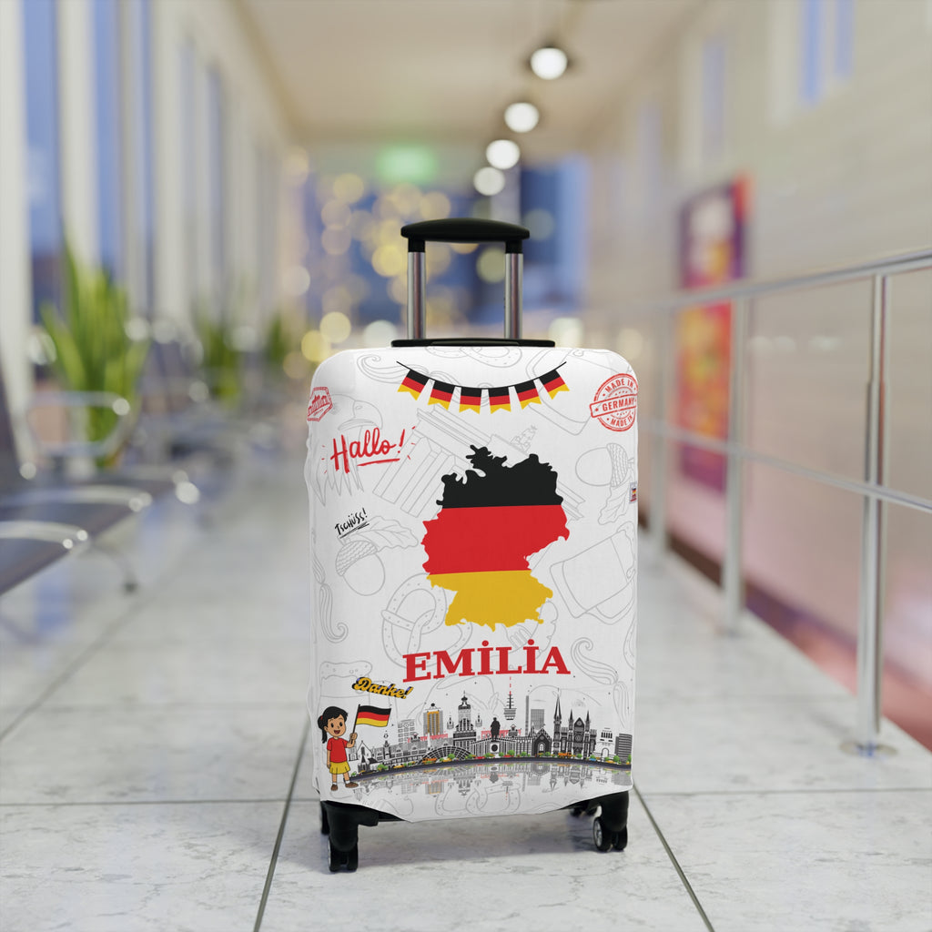 Germany Map Luggage Cover