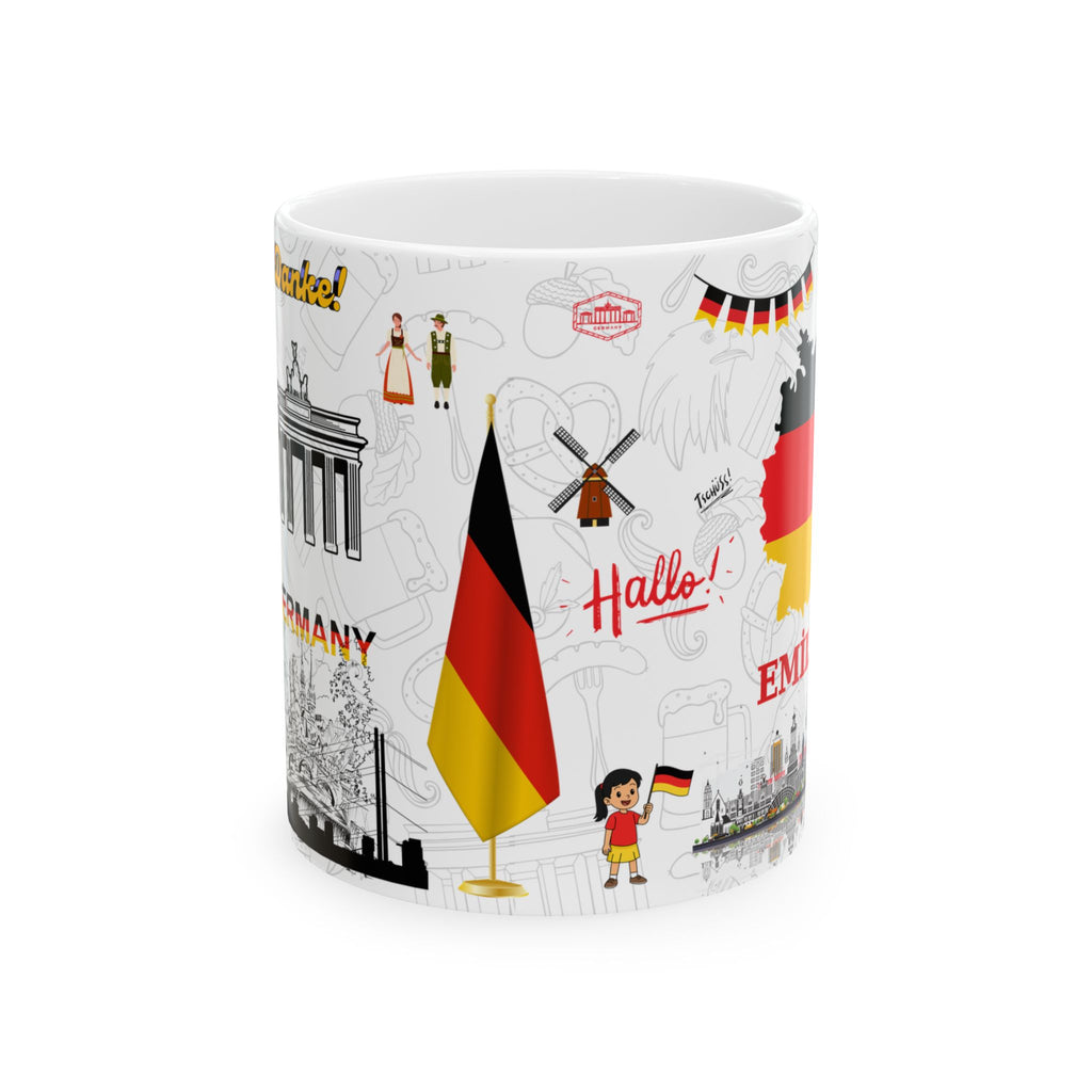 Germany Personalized Mug - Custom name gift