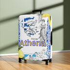 Greece Map Luggage Cover