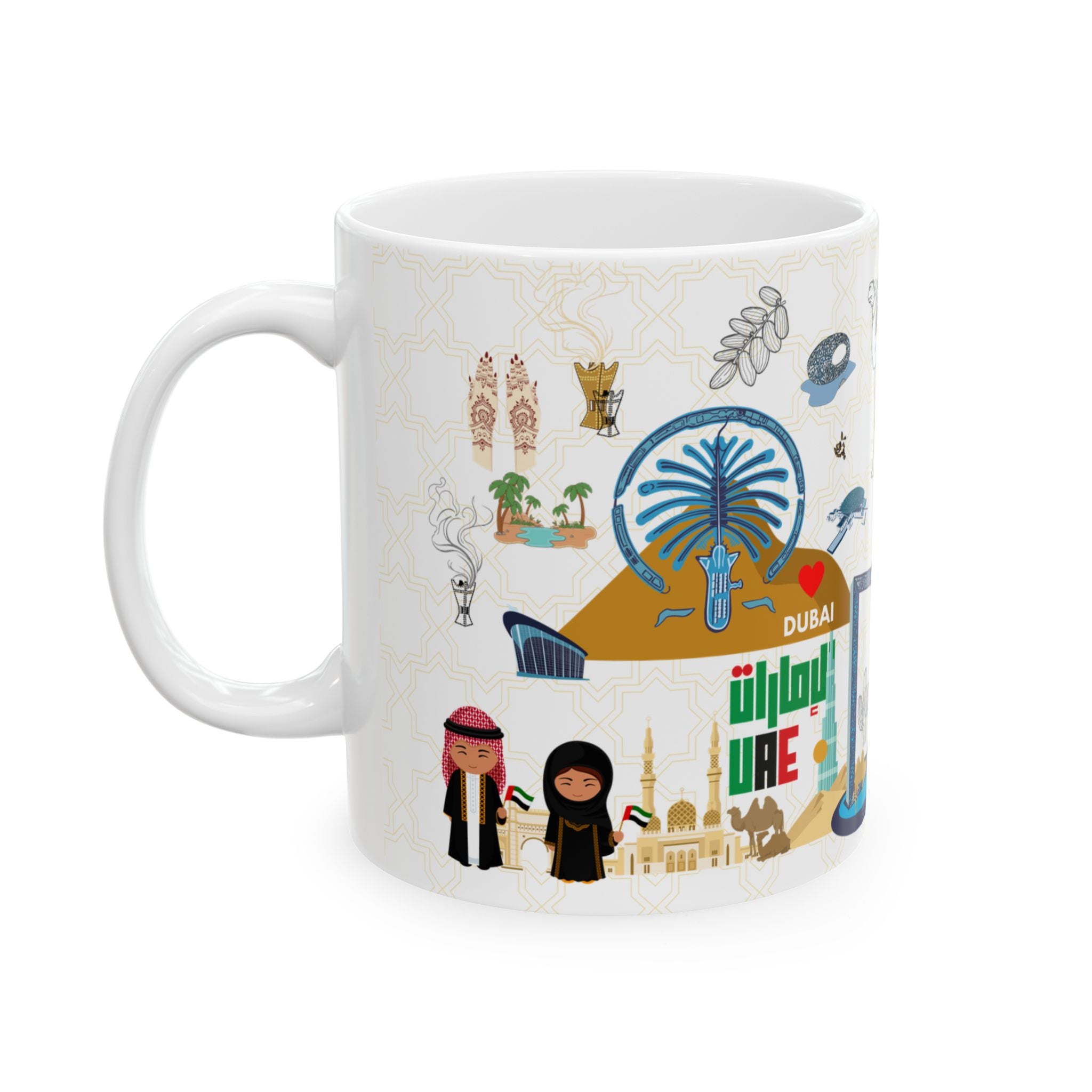 Dubai Personalized Mug - Custom name gift